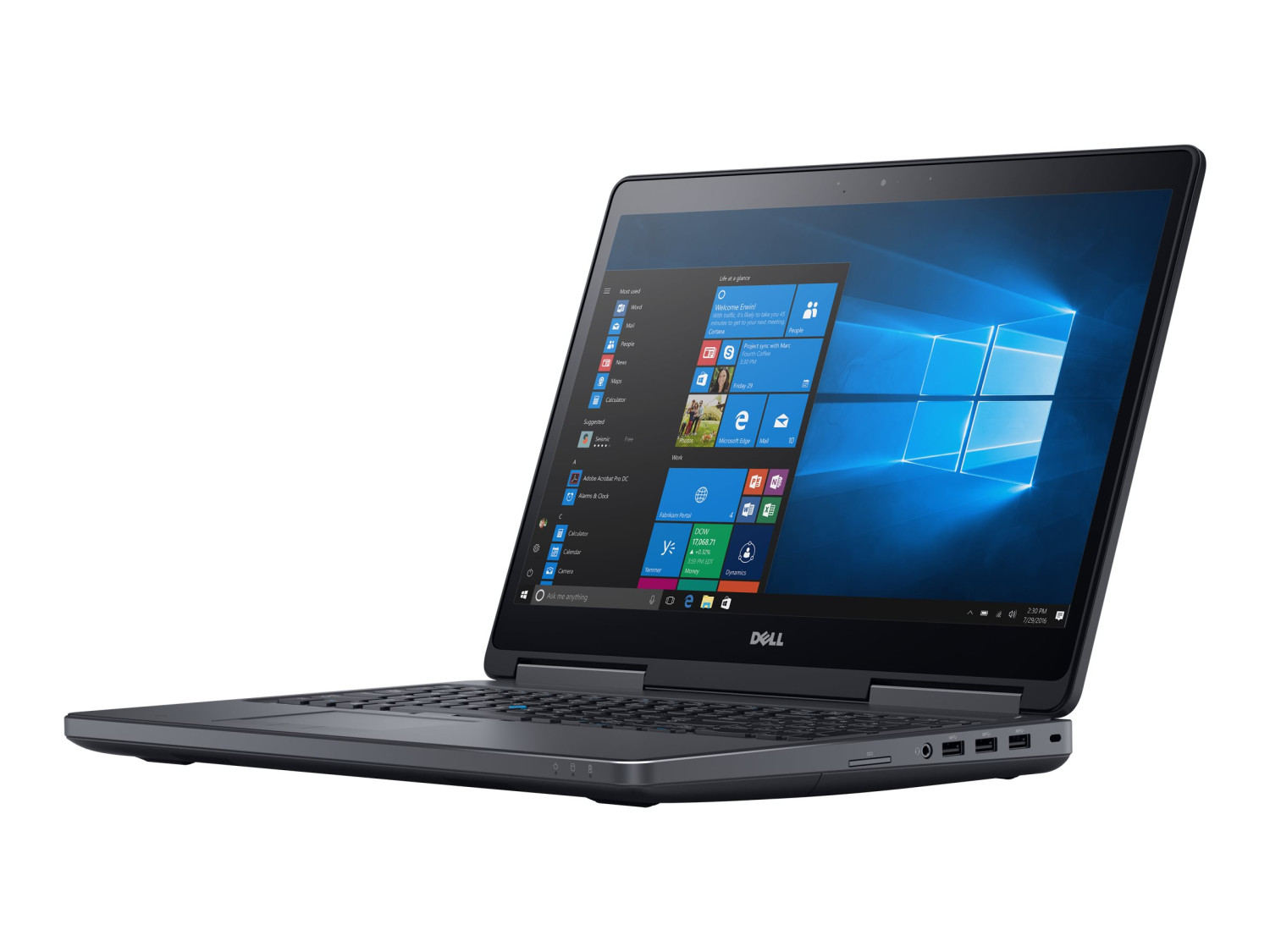 Dell Precision 7520 - Intel Core i5-7440HQ, 16GB Ram, 512 SSD, 15.6″ Inch 4G Nvidea
