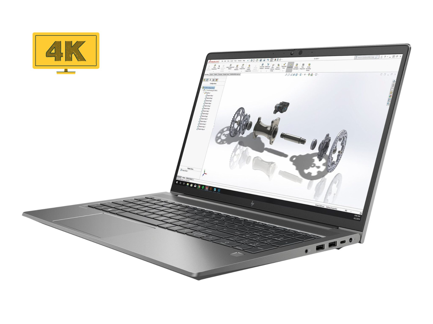 HP ZBook Studio  G7 Mobile Workstation - Intel Core i7 - 10750H - 32 GB RAM -   15.6" Inch -512 GB SSD -  4G... Toutch 4K